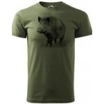 Tričko E-myslivost dětské myslivecké s loveckým potiskem Divočák – Zbozi.Blesk.cz