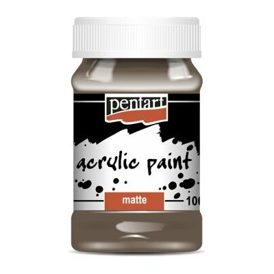 Pentart Akrylová barva matná 100 ml ZEMĚ HNĚDÁ – Zboží Dáma