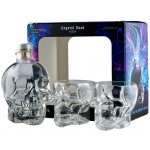 Crystal Head Vodka 40% 0,7 l (dárkové balení 4 sklenice) – Zboží Dáma