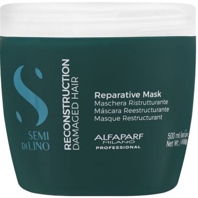 Alfaparf Milano Semí Dí Líno Reconstruction regenerační maska pro poškozené vlasy Reparative Mask 200 ml – Zboží Dáma
