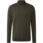 Esmara Men pánský úpletový svetr s rolákem olivová – Zboží Dáma