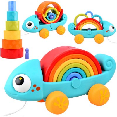 Hola Duhový chameleon montessori hračka – Zboží Dáma
