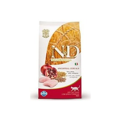 N&D Low Grain CAT Adult Chicken & Pomegranate 6 x 0,3 kg – Zboží Mobilmania