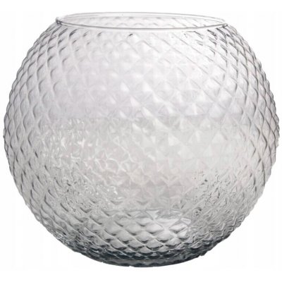 Sandra Rich Diamond Skleněná váza, kulatý, výška: 210 mm, ø: 250 mm – Hledejceny.cz