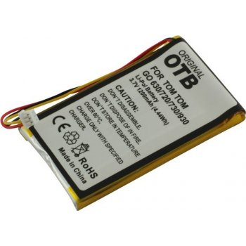 OTB Baterie pro TomTom Go 530 Live / 630 / 730 / 930, 1200 mAh