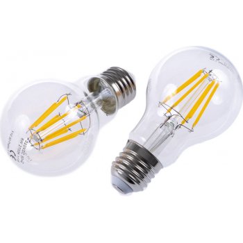 T-Led LED žárovka E27 8W FILAMENT Teplá bílá