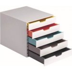 VARICOLOR Box zásuvkový 5 přihrádek šedý – Zboží Dáma