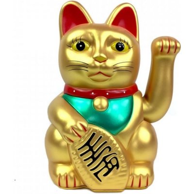 Kočka Štěstí - Maneki Neko - 15 cm – Zboží Mobilmania
