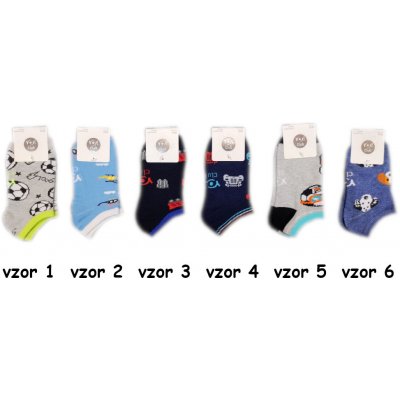 Yoclub SKS-0008C Chlapecké ponožky Vzor 1