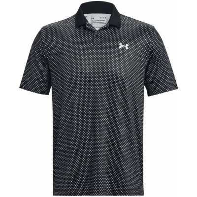 Under Armour Pánské funkční tričko s krátkým rukávem PERF 3.0 PRINTED POLO 1377377-003 S černé – Zboží Mobilmania