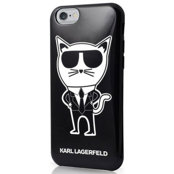 Pouzdro Karl Lagerfeld K-Team TPU iPhone 6/6S černé