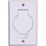 Vysavačová zásuvka kruhová BÍLÁ – Hledejceny.cz