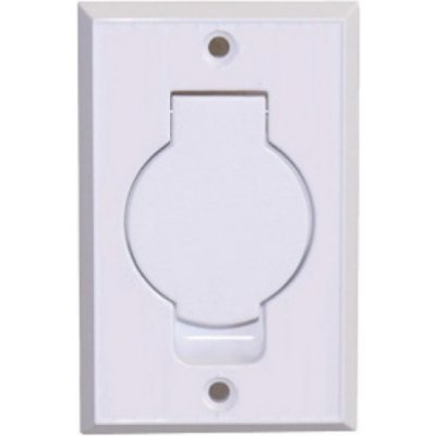 Vysavačová zásuvka kruhová BÍLÁ – Hledejceny.cz