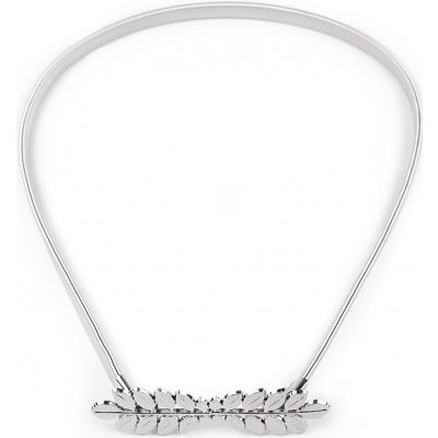 Prima-obchod Kovový pásek pružný stříbrná list – Zboží Dáma