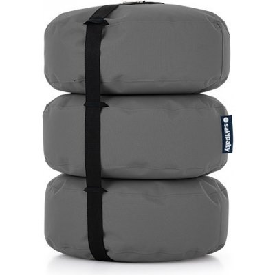 SakyPaky Triburet sedací taburet šedá ocelová – Zboží Dáma