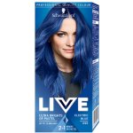 Schwarzkopf Live Ultra Brights or Pastel barva na vlasy 095 Electric Blue – Zboží Mobilmania