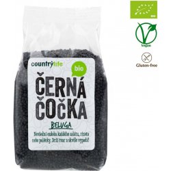 Country Life Čočka černá beluga Bio 0,5 kg