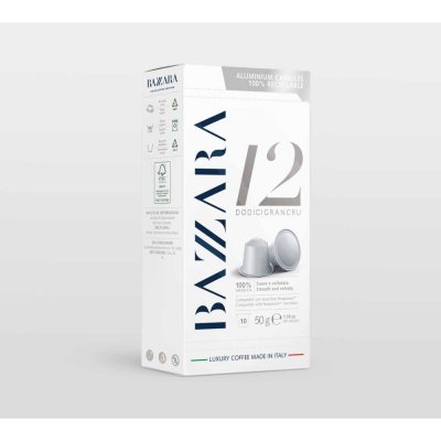 Bazzara Dodicigrancru Nespresso kompaktibilních kapslí 10 ks – Zboží Dáma