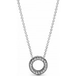Pandora Stříbrný s třpytivým přívěskem 397436CZ-45 – Zboží Dáma