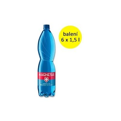 Magnesia neperlivá minerální voda 6 × 1,5 l – Zboží Dáma