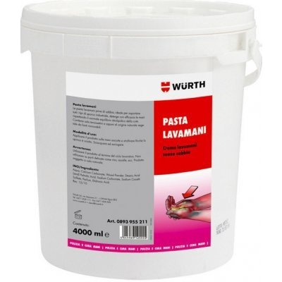 Würth Lavamani mycí pasta na ruce 4 l – Sleviste.cz