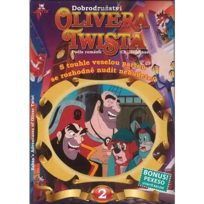Dobrodružství Olivera Twista 2 DVD – Zbozi.Blesk.cz