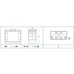 Exide Professional Power 12V 125Ah 850A EF1250 – Zboží Mobilmania