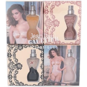 Jean Paul Gaultier Classique EDT 3,5 ml + EDT 3,5 ml + EDP 3,5 ml + EDP 3,5 ml dárková sada