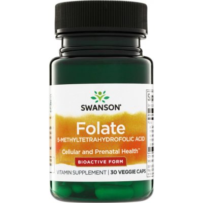 Swanson Folian Quatrefolic 400 mcg 30 kapslí – Hledejceny.cz