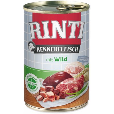 Finnern GmbH Rinti Dog Kennerfleisch zvěřina 400 g – Zboží Mobilmania