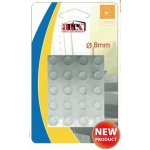 Eprodoma tlumič nárazu 20 ks silikon 8 mm samolepící – Zboží Mobilmania