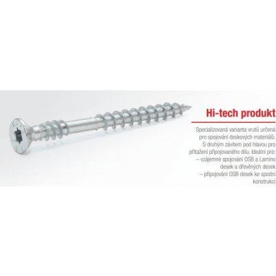 RAPI-TEC® RAPI-TEC UniPlus 4 x 20 mm, zápust. hlava, T20, bílý zinek – Hledejceny.cz