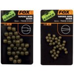 Fox Edges Tapered bore beads gumové korálky 6mm trans khaki – Hledejceny.cz