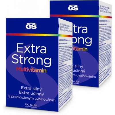 GS Extra Strong Multivitamin 2 x 100 tablet – Hledejceny.cz