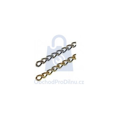 Řetěz ozdobný kroucený, povrchově upravený 2 x 7 mm černý pozink 1 m – Hledejceny.cz