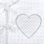 New Baby Luxusní Zavinovačka z Minky bílá – Zboží Dáma