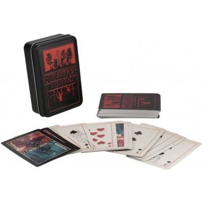 Hrací karty Stranger Things v plechovce – Hledejceny.cz