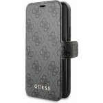 Pouzdro Guess 4G Book iPhone 11 šedé – Zboží Mobilmania