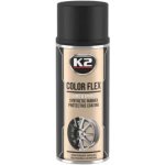 K2---CHEMIE-A-KOSMETIKA L343CM COLOR FLEX 400 ml ČERNÁ MATNÁ - ochranný nátěr ze syntetického kaučuku – Hledejceny.cz