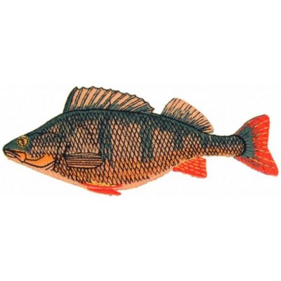 Nášivka JSA Fish Okoun Délka 9cm – Hledejceny.cz