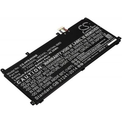 Cameron Sino Baterie pro HP Elite X2 1013, HP Elite X2 1013 G3 (ekv. HP 937434-855), 6400 mAh CS-HPE405NB