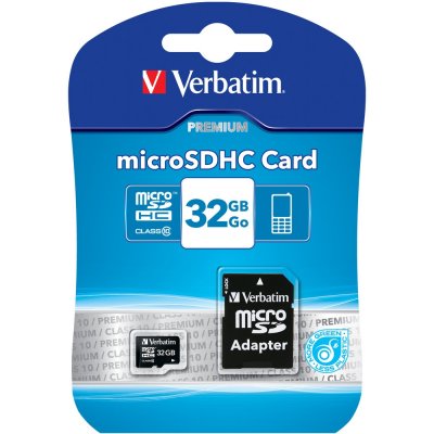 VERBATIM MicroSDHC 32 GB 44083 – Zbozi.Blesk.cz