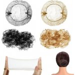 Síťka na vlasy, neviditelné elastické síťky na vlasy, 100 kusů dívčího drdolu, síťka na vlasy s – Hledejceny.cz