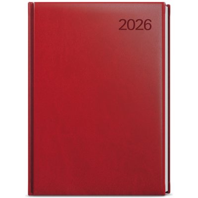 Tomáš Vivella A4 Týdenní 2026 bordó – Zboží Mobilmania