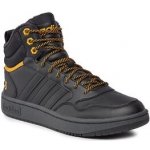 adidas Hoops 3.0 Mid WTR core black/core black/preloved yellow – Zboží Dáma