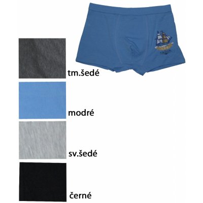 AURA.VIA chlapecké bavlněné trenkoslipy černá – Sleviste.cz