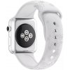 AW Apple Watch řemínek - Gravírovaný čtyřlístek Šířka uchycení řemínku: 38/40/41mm Bílý IR-AWGC06