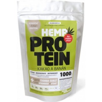 Zelená Země Konopný protein 1000 g