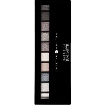 Gabriella Salvete Palette 10 Shades paleta očních stínů se zrcátkem a aplikátorem 01 Rose 12 g