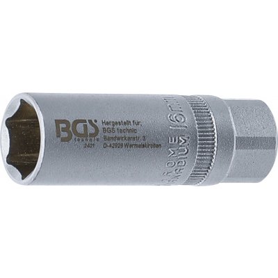 BGS 2401, Nástrčná hlavice na zapalovací svíčky, šestihranná | 12,5 mm (1/2") | 16 mm – Hledejceny.cz